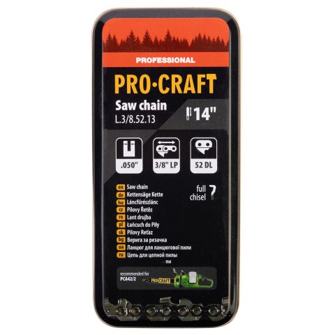 Ланцюг для ланцюгової пили Procraft L-3/8-52.13