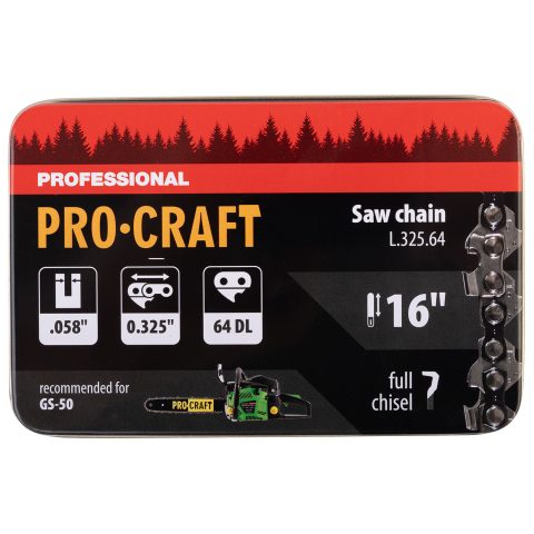 Ланцюг для ланцюгової пили Procraft L-325/64