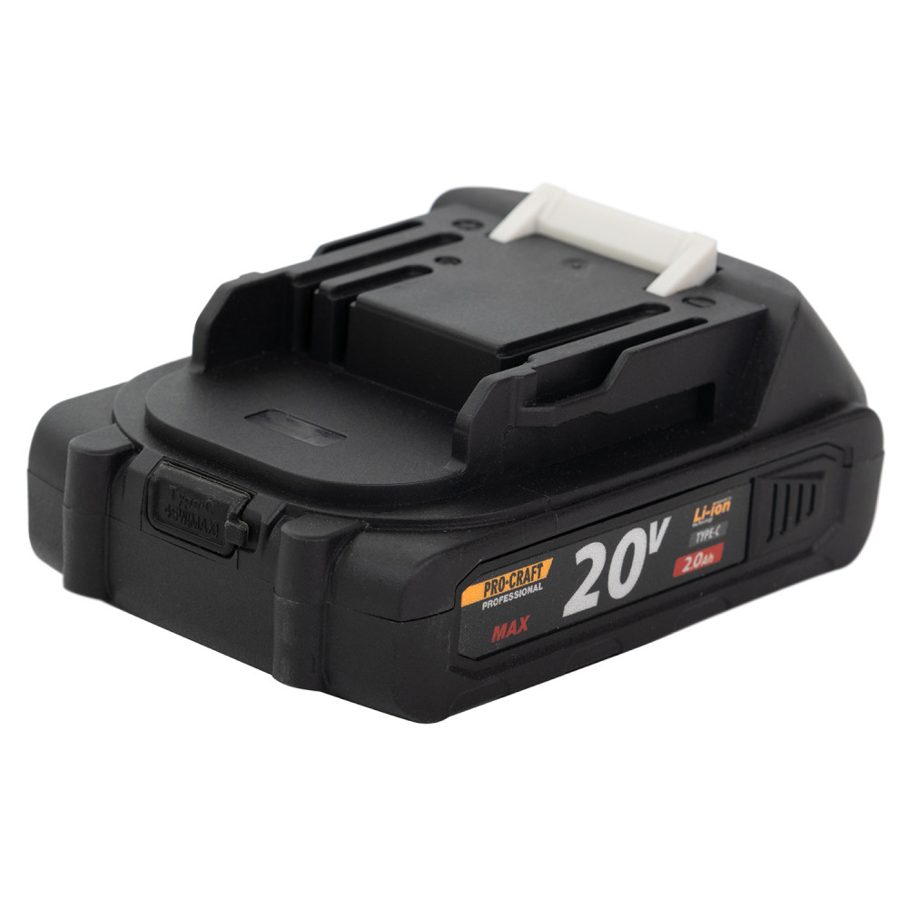 Акумуляторна батарея Procraft Battery20/2C 2 Аг Type-C - Зображення 4