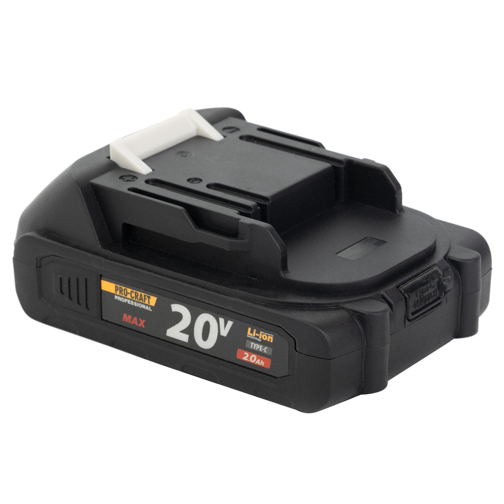 Акумуляторна батарея Procraft Battery20/2C 2 Аг Type-C - Зображення 5