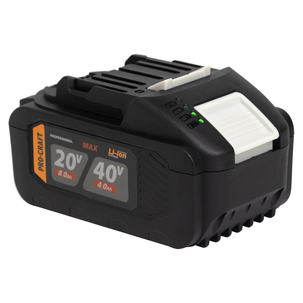 Акумуляторна батарея Procraft Battery20/40 (20В 8Аг, 40В 4Аг) - Зображення 3