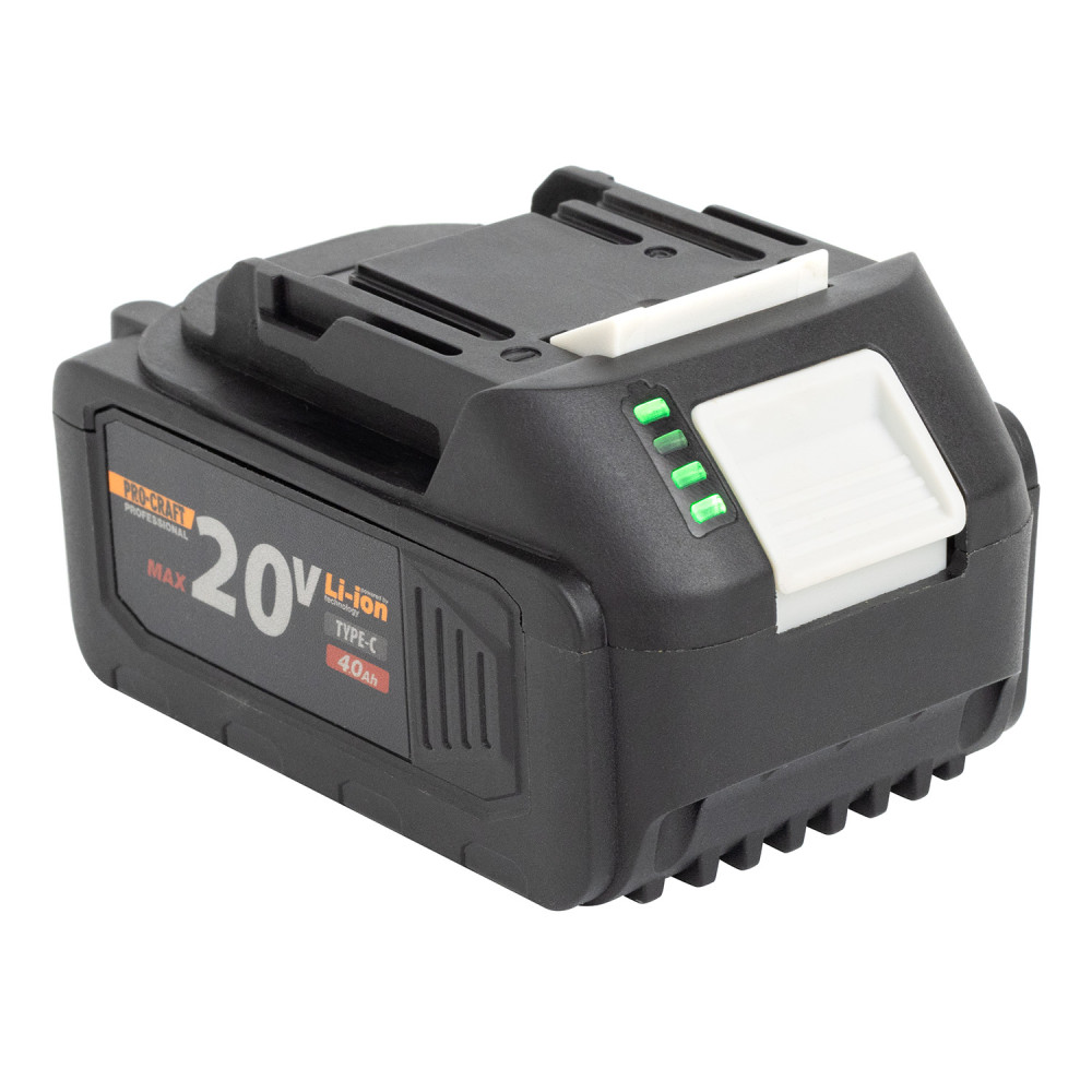 Акумуляторна батарея Procraft Battery20/4С 4 Аг Type-C - Зображення 7