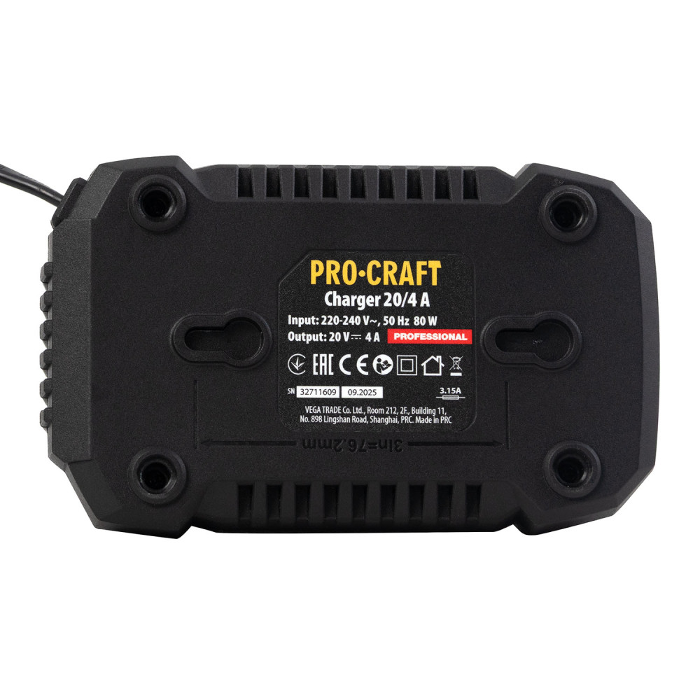 Зарядний пристрій Procraft Charger20/4 А - Зображення 5