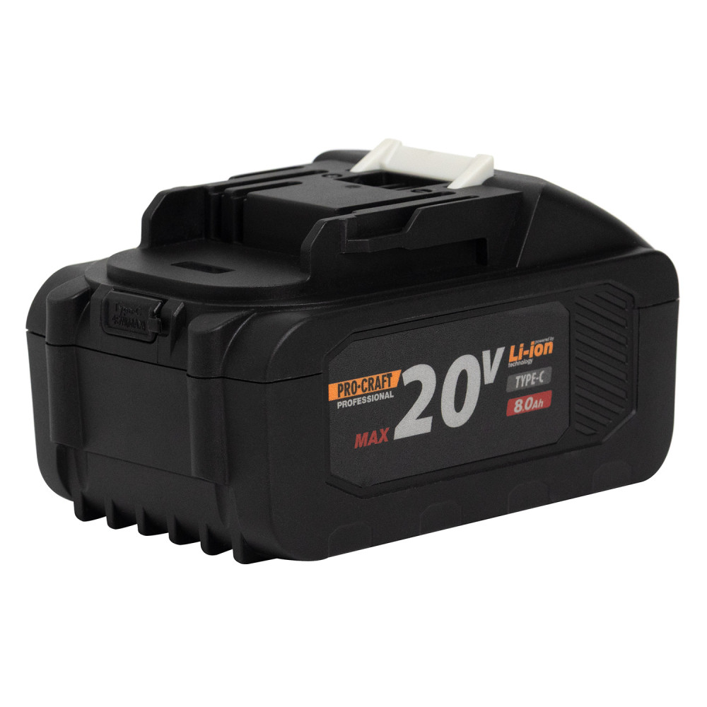 Акумуляторна батарея Procraft Battery20/8C 8 Аг Type-C - Зображення 5