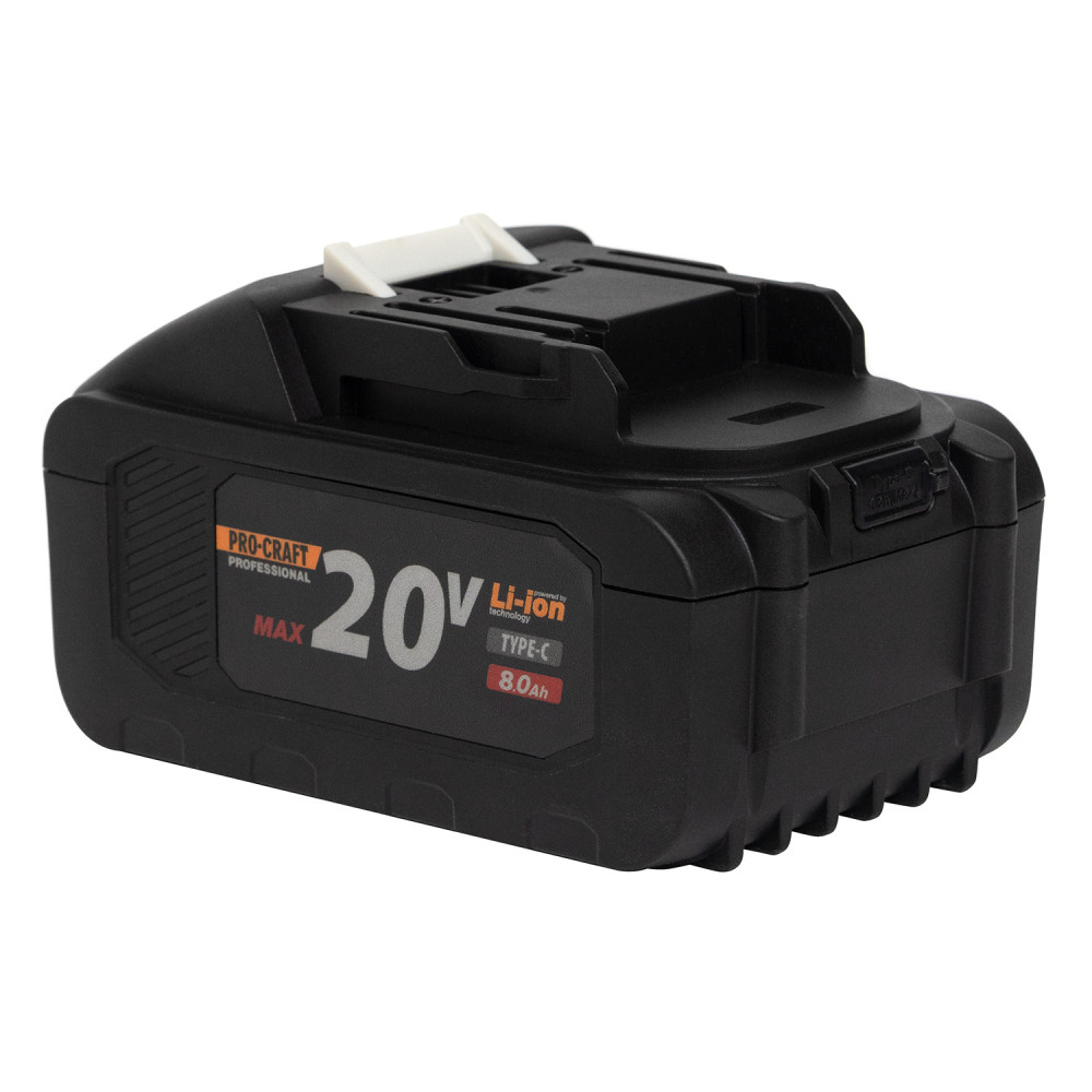 Акумуляторна батарея Procraft Battery20/8C 8 Аг Type-C - Зображення 6