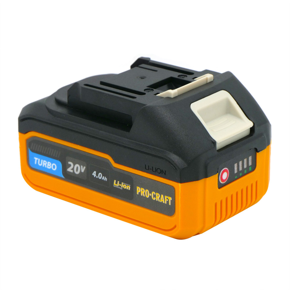 Акумуляторна батарея Procraft Battery20/4 Turbo (20В, 4Аг) - Зображення 9