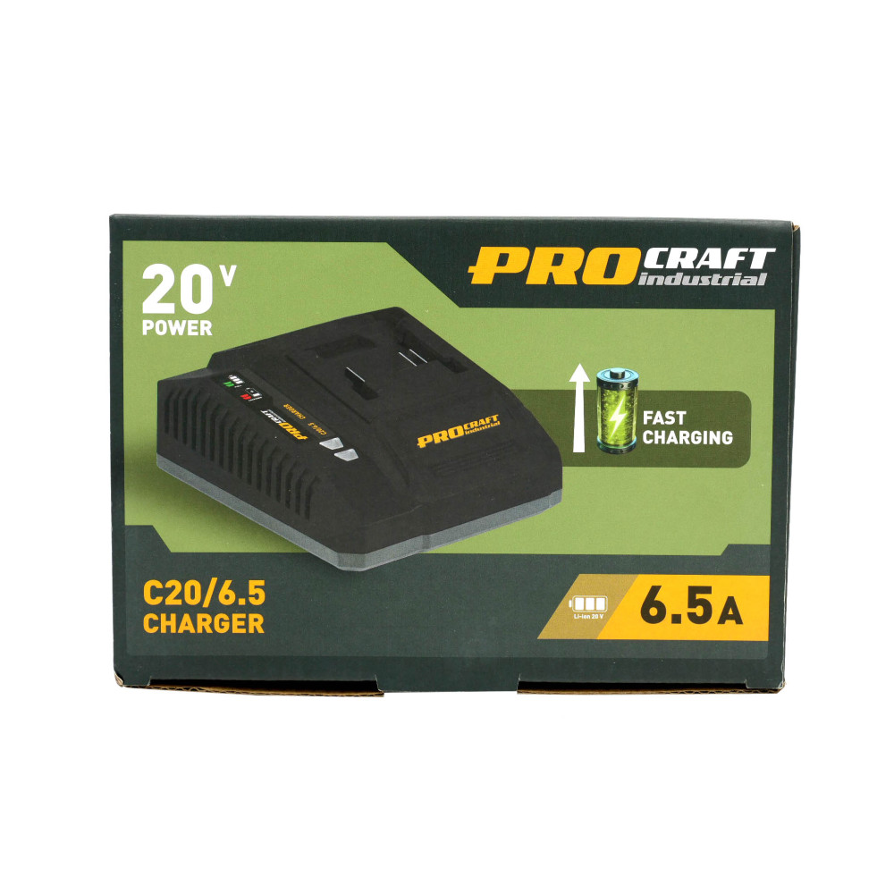 Зарядний пристрій Procraft industrial C20/6.5 - Зображення 6