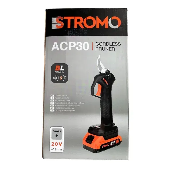 Акумуляторний секатор Stromo ACP30, 20 В, різання до 25 мм - Зображення 6