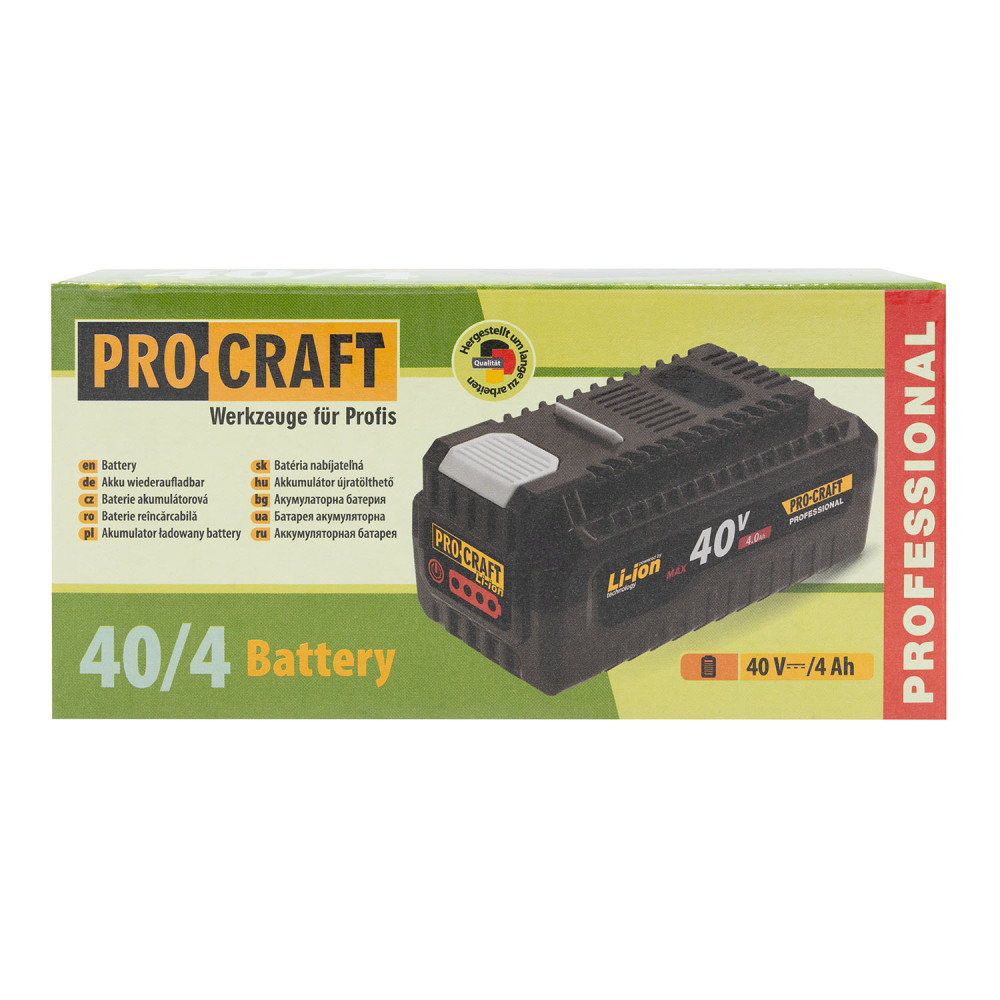 Акумуляторна батарея Procraft Battery40/4 - Зображення 16
