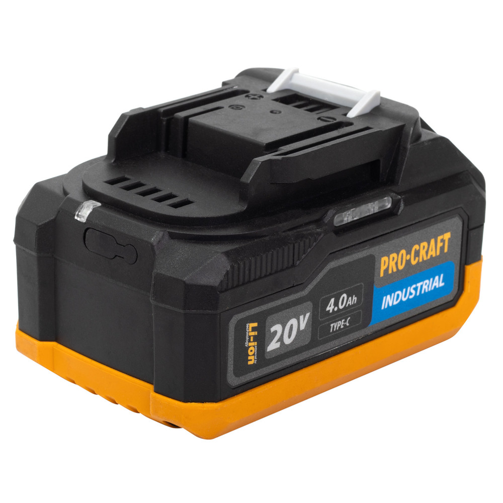 Акумуляторна батарея Procraft Battery20/4 industrial (20В, 4Аг) Type-c - Зображення 10