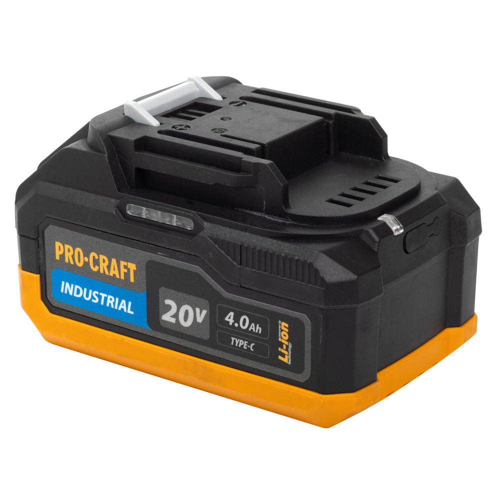Акумуляторна батарея Procraft Battery20/4 industrial (20В, 4Аг) Type-c - Зображення 12