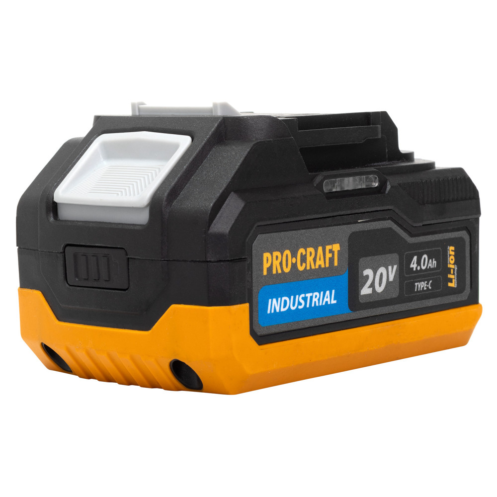 Акумуляторна батарея Procraft Battery20/4 industrial (20В, 4Аг) Type-c - Зображення 14