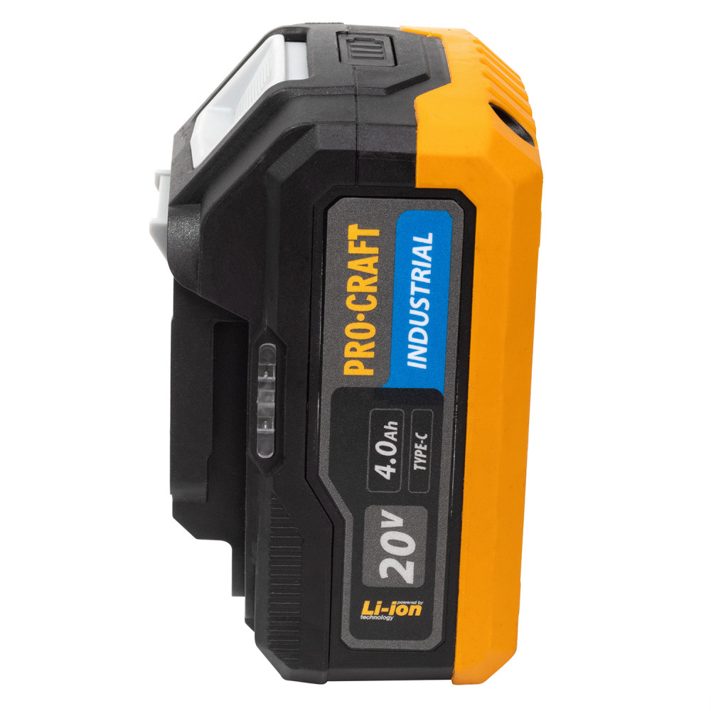 Акумуляторна батарея Procraft Battery20/4 industrial (20В, 4Аг) Type-c - Зображення 19