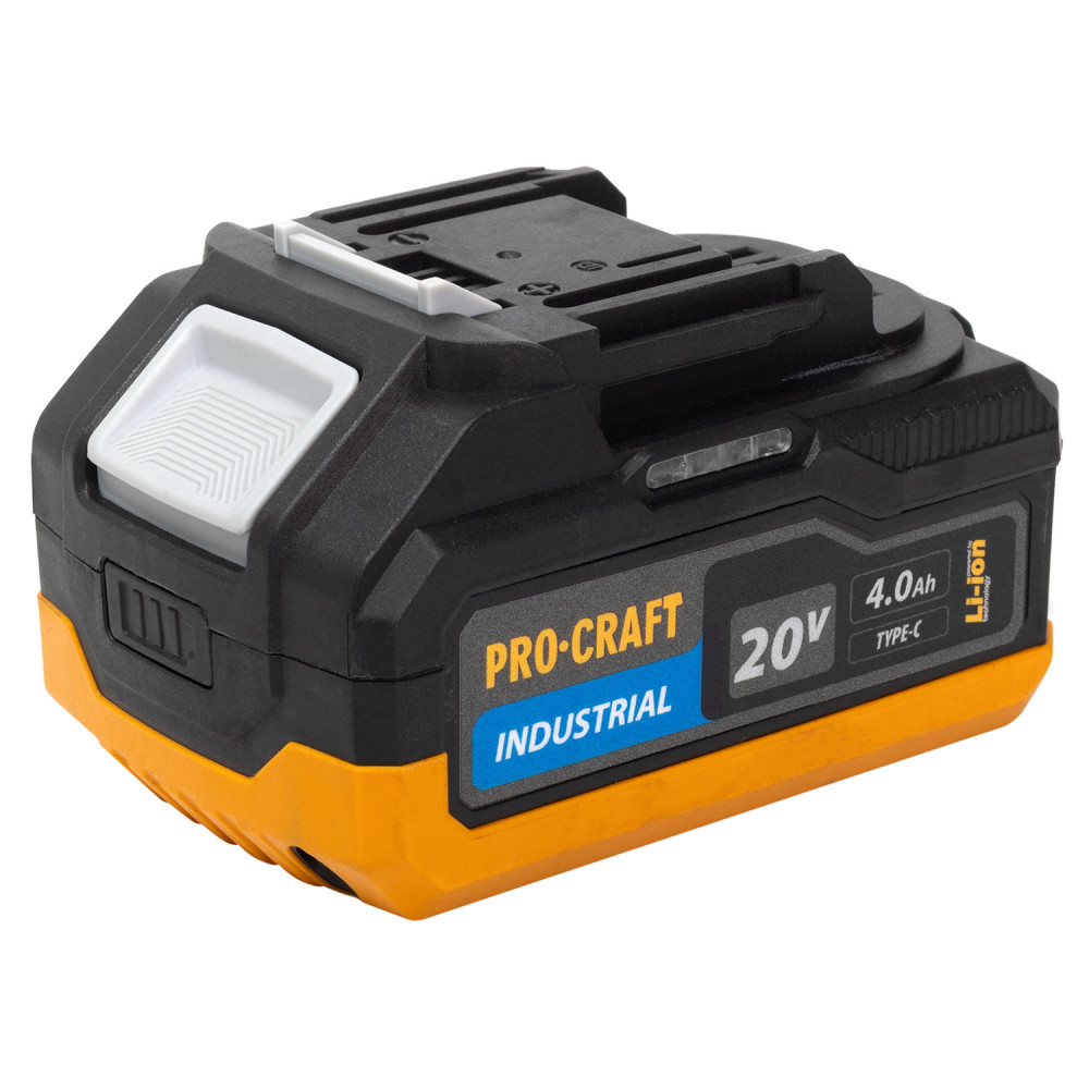 Акумуляторна батарея Procraft Battery20/4 industrial (20В, 4Аг) Type-c - Зображення 2