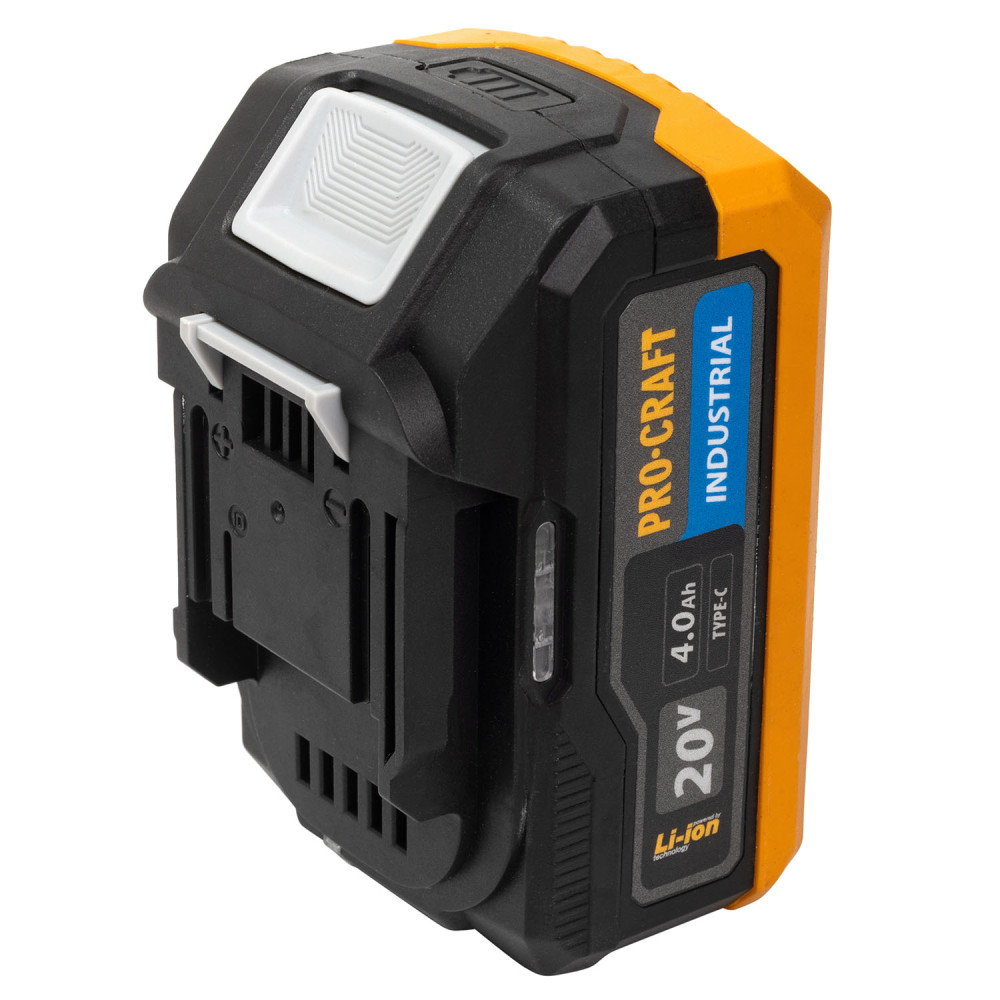 Акумуляторна батарея Procraft Battery20/4 industrial (20В, 4Аг) Type-c - Зображення 20