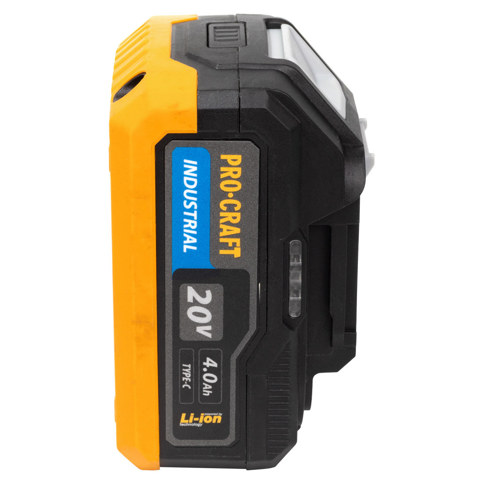 Акумуляторна батарея Procraft Battery20/4 industrial (20В, 4Аг) Type-c - Зображення 23