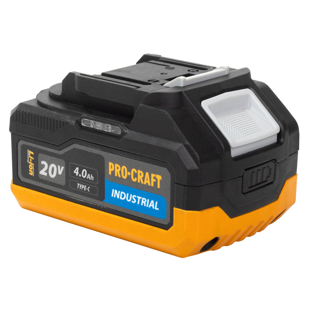 Акумуляторна батарея Procraft Battery20/4 industrial (20В, 4Аг) Type-c - Зображення 6