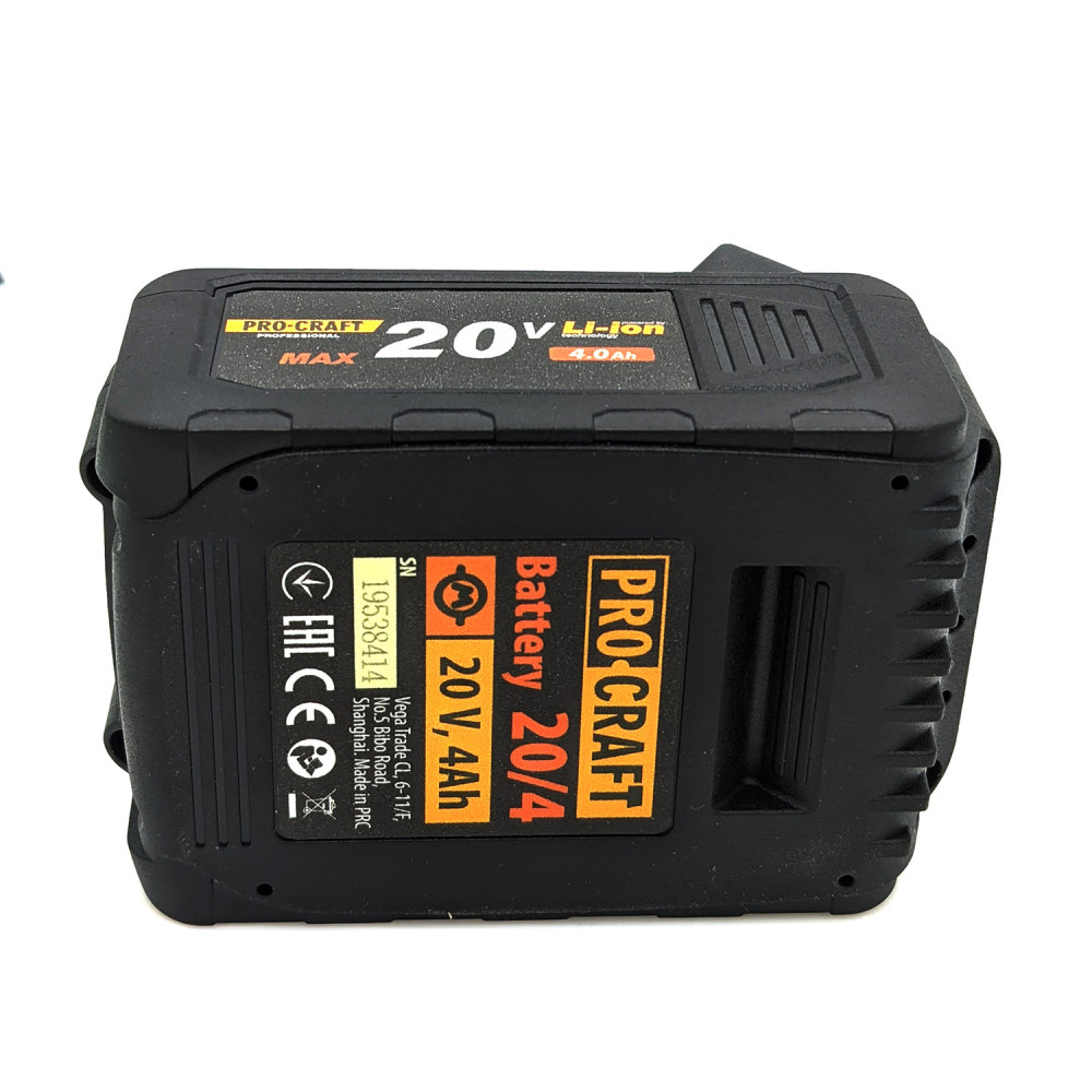 Акумуляторна батарея Procraft Battery20/4 (20В, 4Аг) - Зображення 4