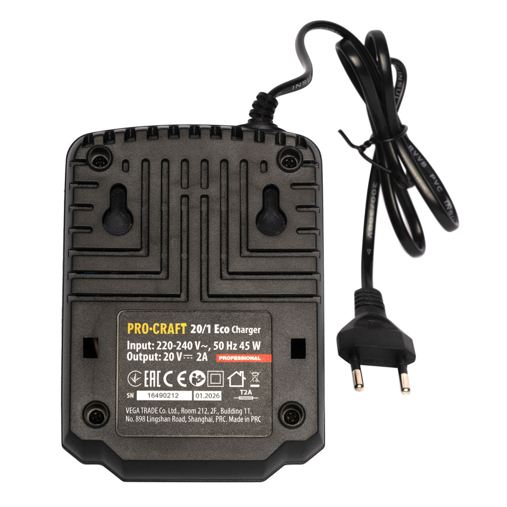 Зарядний пристрій Procraft Charger20/1 Eco - Зображення 4