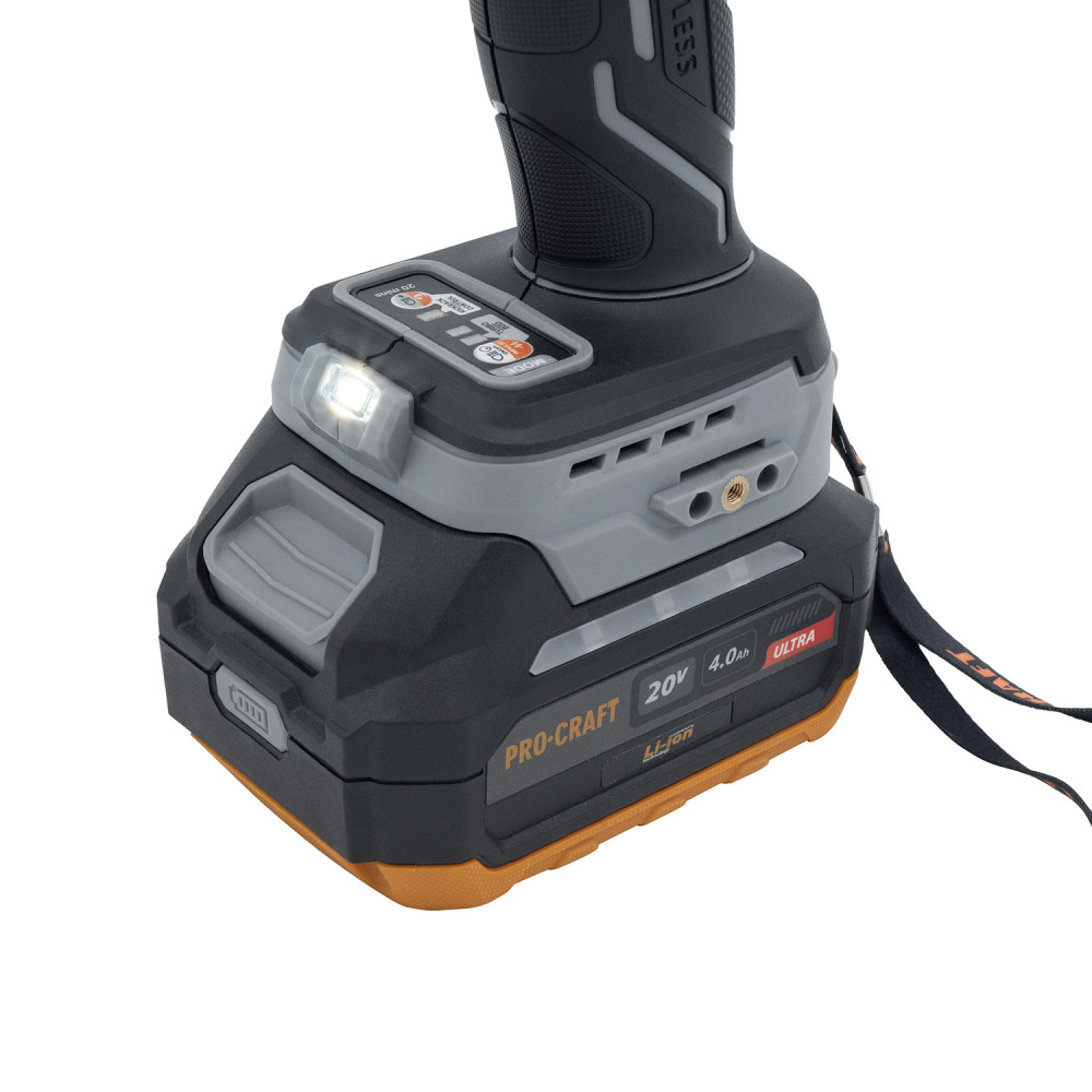 Шуруповерт Procraft industrial CD20A (з 1 акб та зп) - Зображення 11