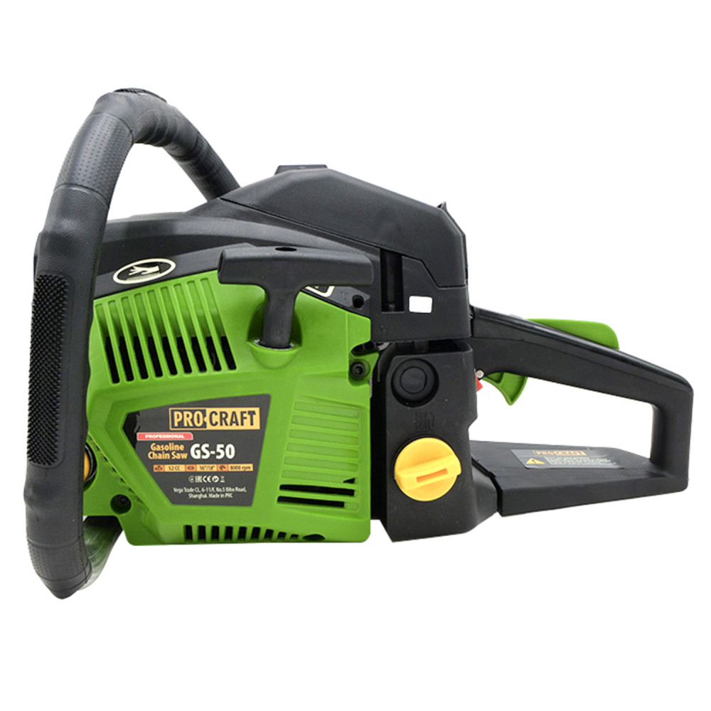 Бензопила Procraft GS50 (1 шина, 1 ланцюг 40) - Зображення 6