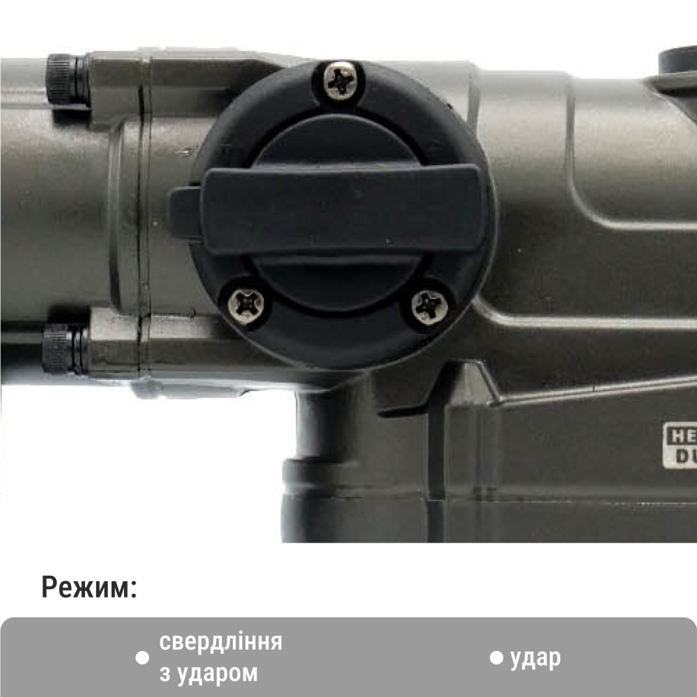 Акумуляторний перфоратор Procraft industrial HD20A (з 1 акб та зп) - Зображення 5