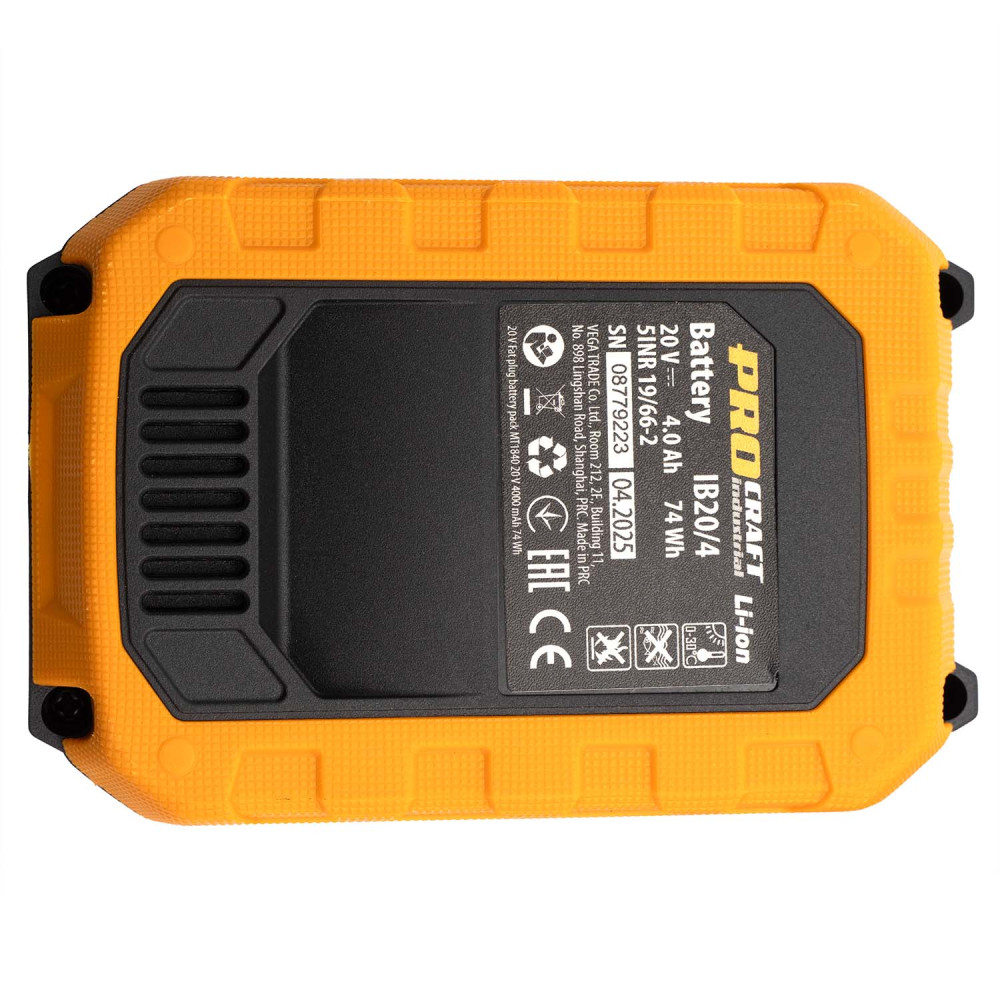 Акумуляторний гвинтоверт Procraft Industrial ID20A (з 1 акб та зп) - Зображення 16
