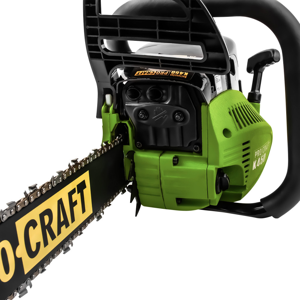 Бензопила Procraft K450 (Шина+ланцюг 45, шина+ланцюг 40) - Зображення 3