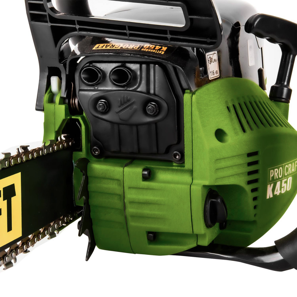 Бензопила Procraft K450 (Шина+ланцюг 45, шина+ланцюг 40) - Зображення 10