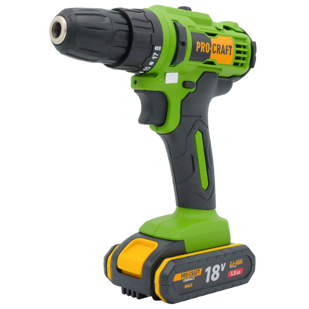 Шуруповерт Procraft PA18C COMPACT - Зображення 2