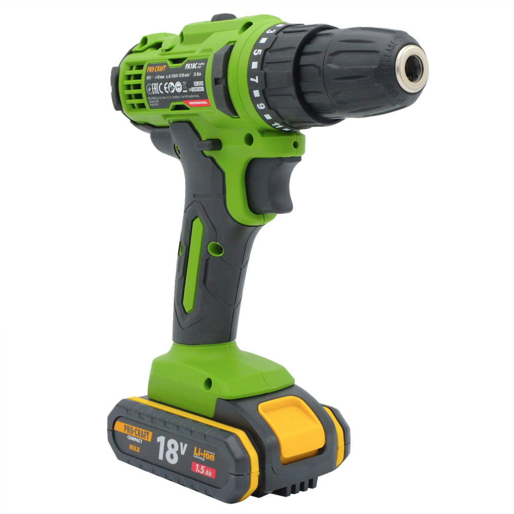 Шуруповерт Procraft PA18C COMPACT - Зображення 3