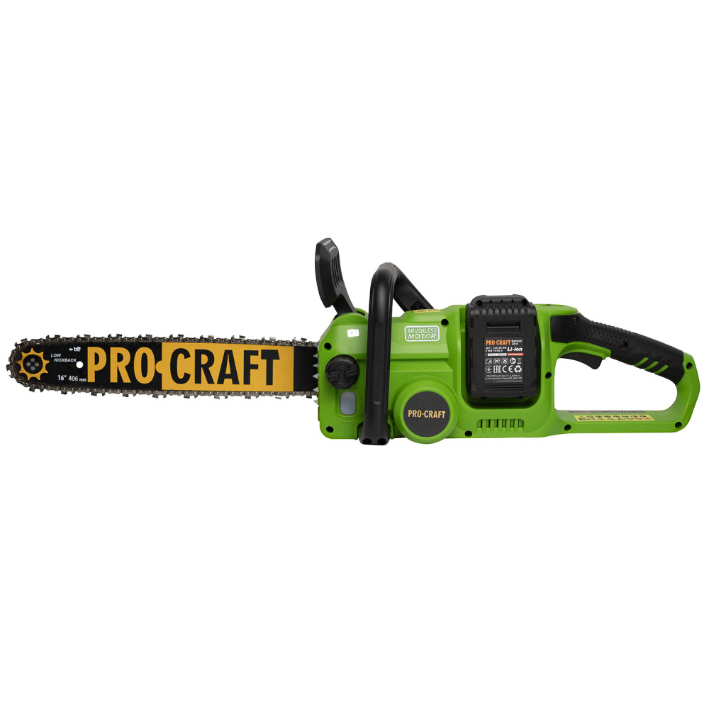 Акумуляторна ланцюгова пила Procraft PCA42/2 (Без АКБ та ЗП) - Зображення 3