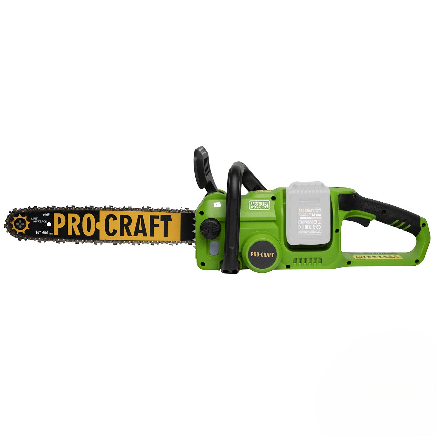 Акумуляторна ланцюгова пила Procraft PCA42/2 (Без АКБ та ЗП)