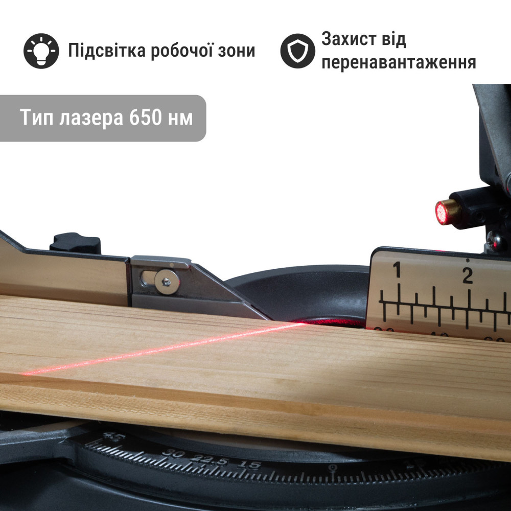 Акумуляторна пила торцювальна Procraft PGS20 (без акб та зп) - Зображення 13