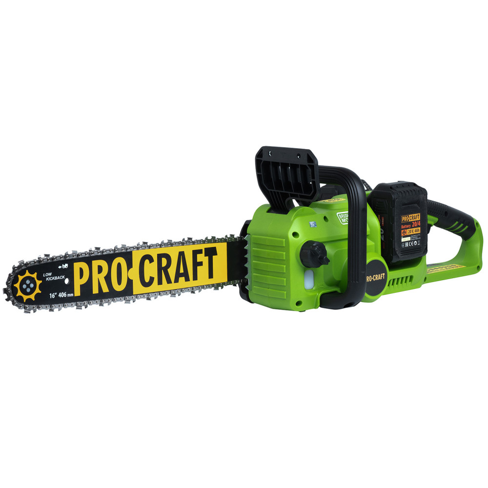 Акумуляторна ланцюгова пила Procraft PCA42/2 (Без АКБ та ЗП) - Зображення 4