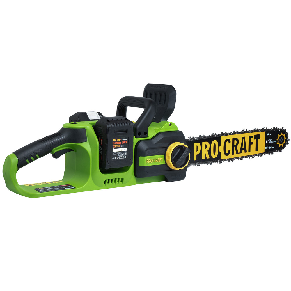 Акумуляторна ланцюгова пила Procraft PCA42/2 (Без АКБ та ЗП) - Зображення 5
