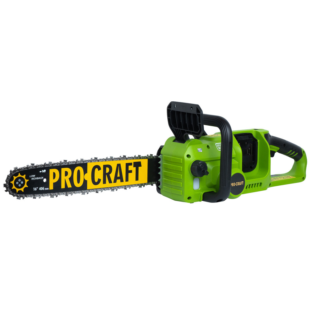 Акумуляторна ланцюгова пила Procraft PCA42/2 (Без АКБ та ЗП) - Зображення 7