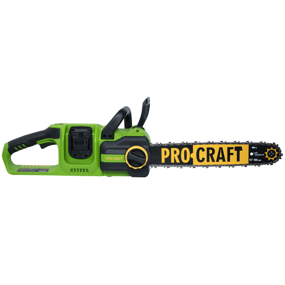 Акумуляторна ланцюгова пила Procraft PCA42/2 (Без АКБ та ЗП) - Зображення 9
