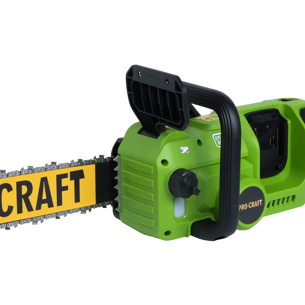 Акумуляторна ланцюгова пила Procraft PCA42/2 (Без АКБ та ЗП) - Зображення 12