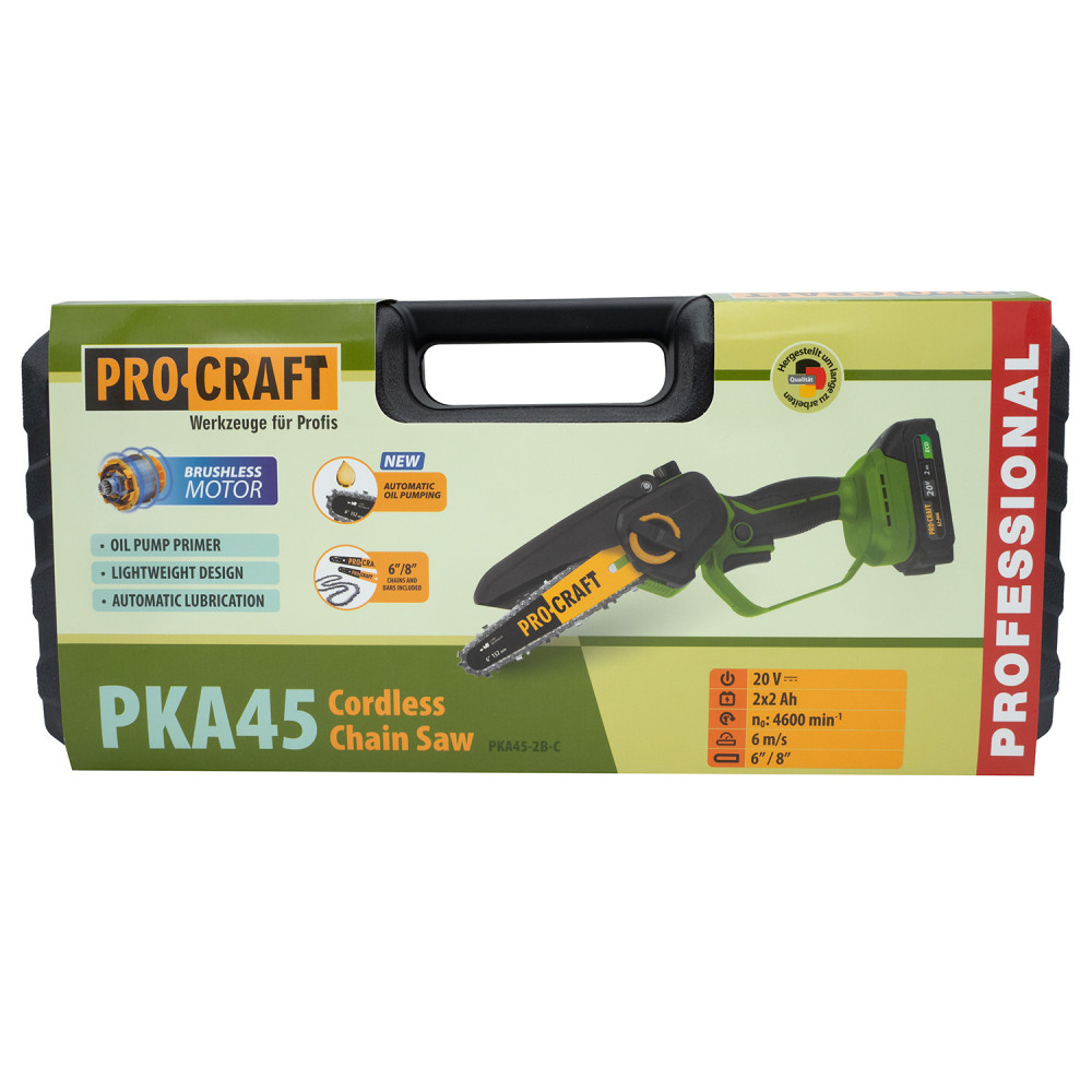 Акумуляторна міні пила Procraft PKA45 (2 акб) Кейс - Зображення 15