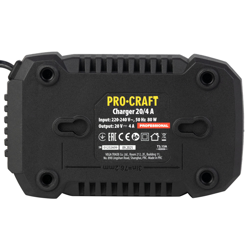 Акумуляторний гайковерт Procraft PWA90 Кейс (з 1 АКБ та ЗП) - Зображення 12