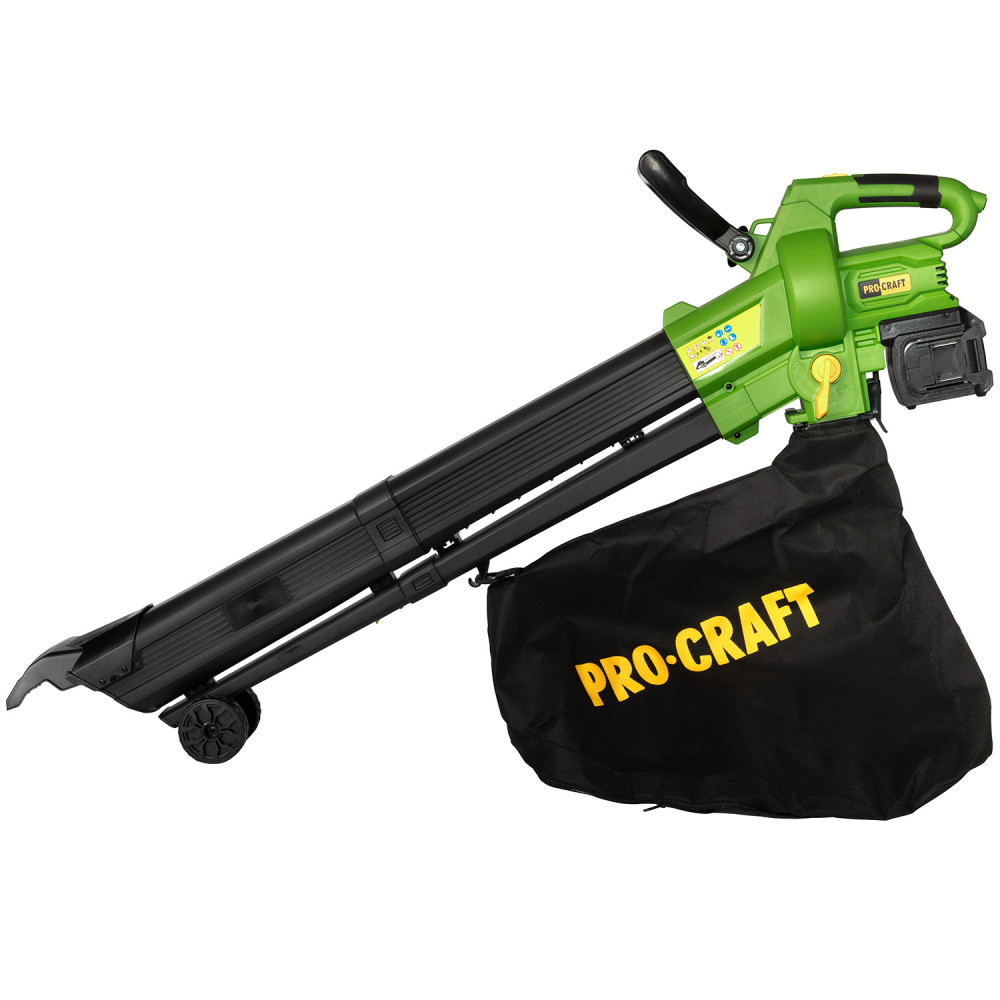 Акумуляторний пилосос-повітродувка Procraft VB22 (без акб та зп) - Зображення 9