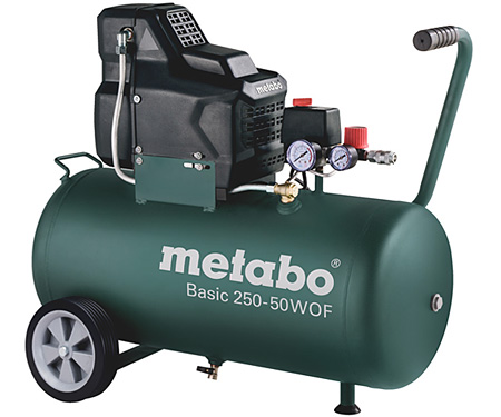 Безоливний компресор Metabo Basic 250-50 W OF, 50 л
